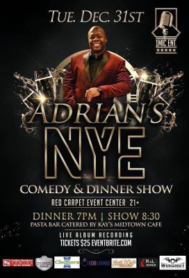 Adrian's NYE Comedy/Dinner Show