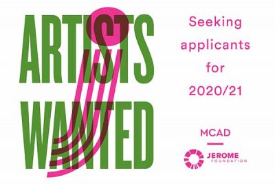 2020/21 MCAD–Jerome Foundation Fellowships for Early Career Artists