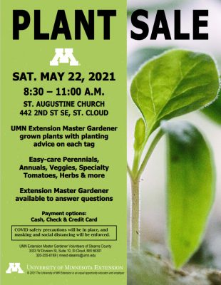 2021 Stearns County Extension Master Gardener Plant Sale