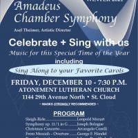 Amadeus Chamber Symphony Holiday Concert
