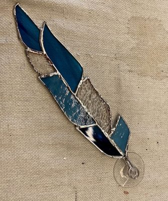 Stained Glass Feather