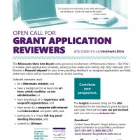 Gallery 1 - Open Call | Grant Application Reviewers