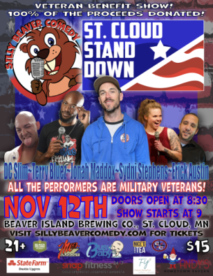 Silly Beaver Comedy's Veteran Benefit Show!