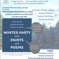 Winter Party with Paints and Poems
