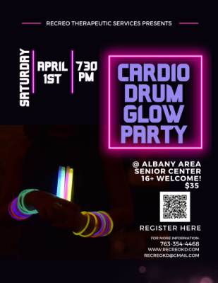 Cardio Drum Glow Party