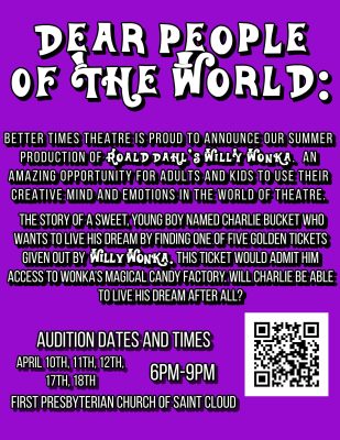 Willy Wonka Auditions