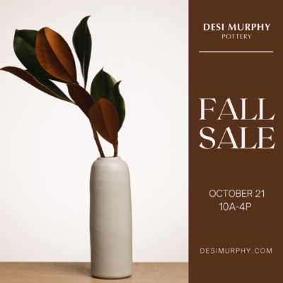 Fall Sale at Desi Murphy Pottery