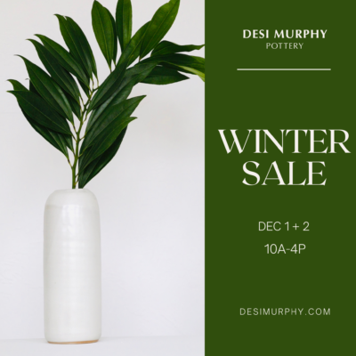 Winter Sale at Desi Murphy Pottery