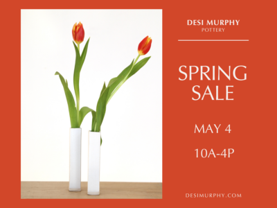 Spring Sale at Desi Murphy Pottery
