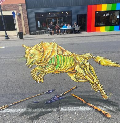 Art on The Ave and Chalk In Sauk